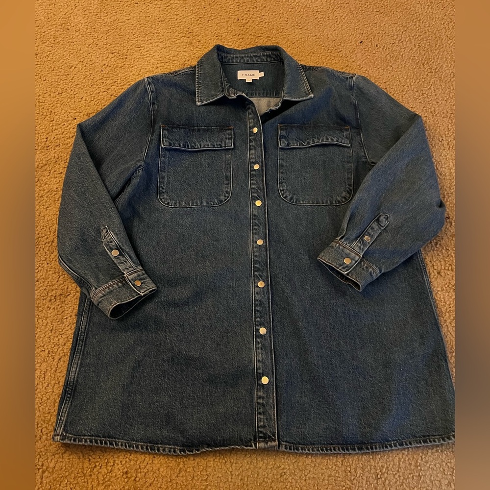 Frame Denim heavyweight shacket. Size XL.